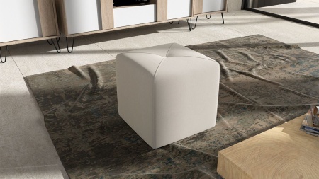 Пуф Тип 6 (Велюр Бежевый)