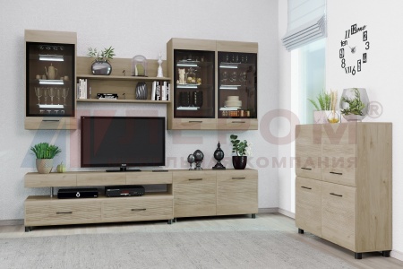 Гостиная-Стенка Камелия №8 (В-2172 х Ш-2700 х Г-452 мм)